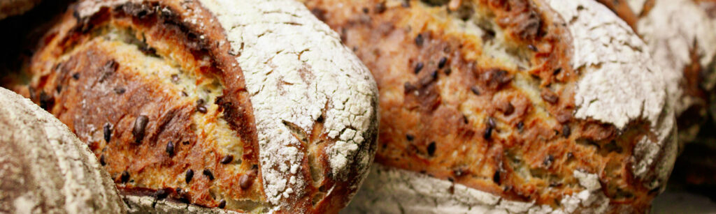 Rustic seeded sourdough bread