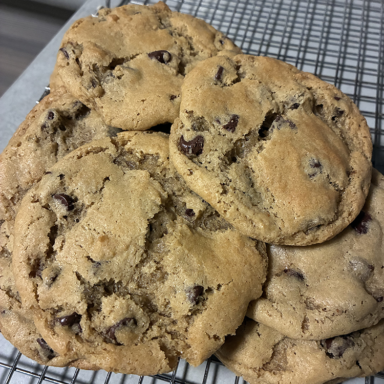 Brown Butter Sourdough Chocolate Chip Cookies