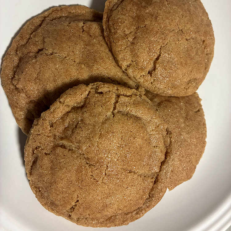 Brown butter snickerdoodle cookies