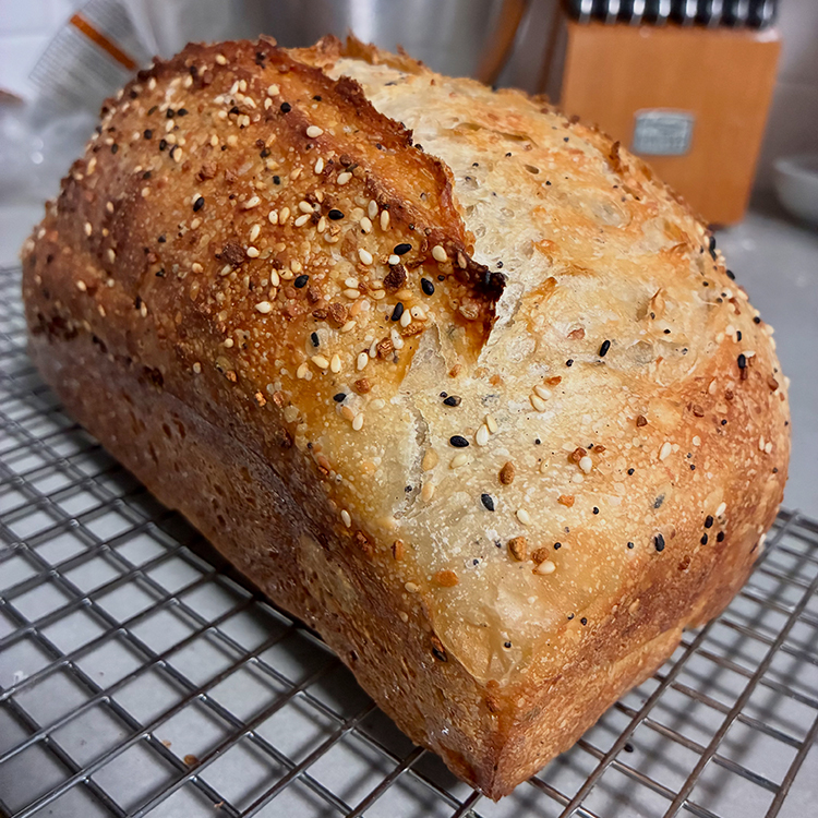 Everything bagel sourdough