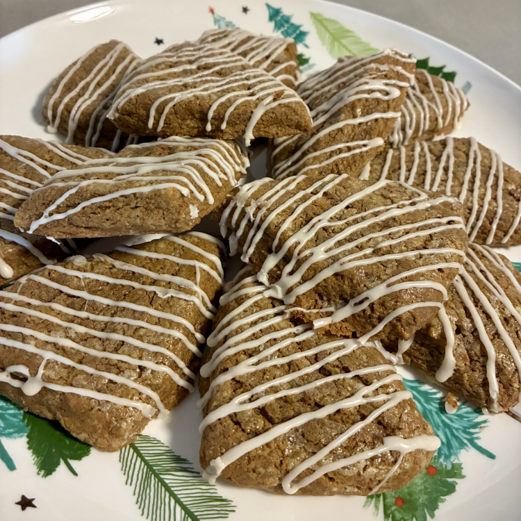 Gingerbread scones